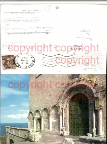 472689,Puglia Barletta-Andria-Trani Trani Cattedrale Kirche Portal