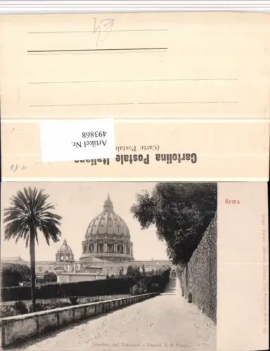 493868,Vatican Vatikan Giardini del Vaticano e Cupola di S. Pietro Kuppel