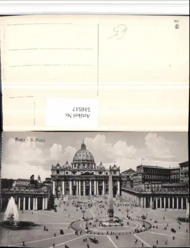 510517,Vatican S. Pietro Petersdom Kirche Obelisk