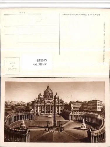 510518,Vatican S. Pietro e Palazzo Vaticano Petersdom Kirche