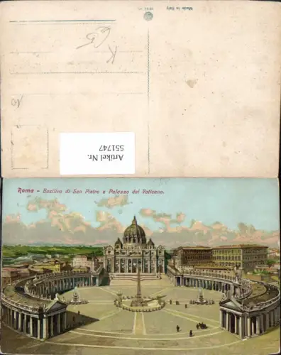 551747,Vatikan Vaticano Rom Roma Petersdom Petersplatz