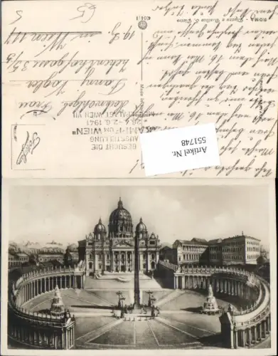 551748,Vatikan Vaticano Rom Roma Petersdom Petersplatz Obelisk