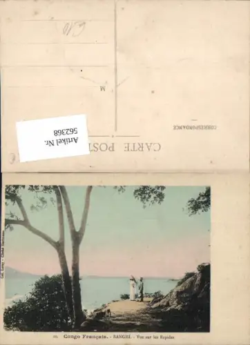 562368,Africa Congo Kongo Francais Banghi Vue sur les rapides