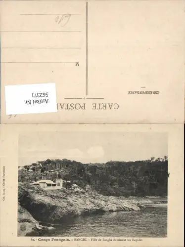 562371,Africa Congo Francais Kongo Banghi Ville de Banghi