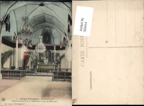 562414,Africa Congo Francais Kongo Brazzaville Cathedrale Kirche