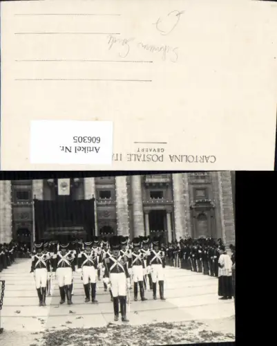 606305,Foto Ak Roma Rom Vaticano Vatikan Schweizer Garde Italy