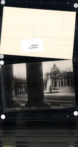 697890 Ernesto Richter 103 Roma Rom Vatikan Vaticano San Pietro Petersplatz
