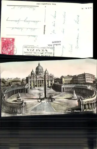 698009 Roma Rom Vatikan Petersplatz