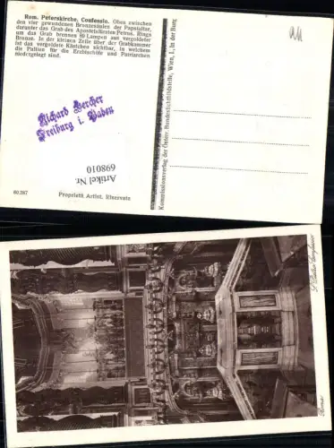 698010 Roma Rom Vatikan Petersplatz
