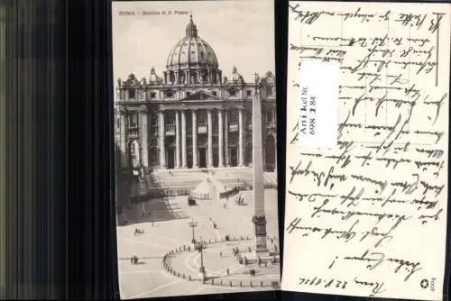 698184 Vatikan Vaticano Rom Roma Petersplatz Peterskirche
