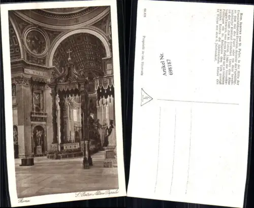 698187 Vatikan Vaticano Rom Roma Petersplatz Peterskirche