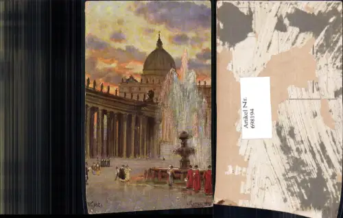 698194 Vatikan Vaticano Rom Roma Petersplatz Peterskirche