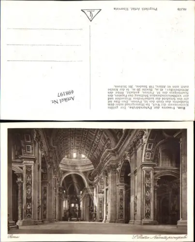 698197 Vatikan Vaticano Rom Roma Petersplatz Peterskirche