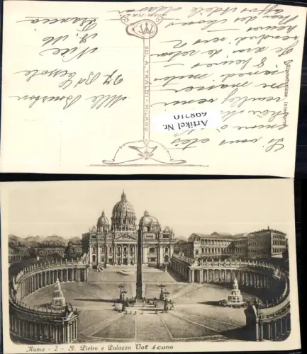 698210 Vatikan Vaticano Rom Roma Petersplatz Peterskirche