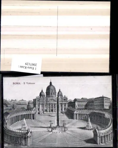 ,Roma Rom Il Vaticano Vatikan St. Petersplatz Kirche Obelisk Brunnen