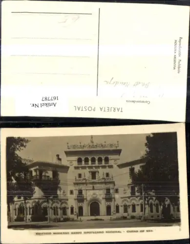 167787,Edificio Moderno Banco Hipotecario Nacional Ciudad de Mza