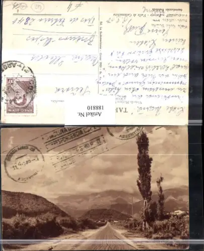 188810,Argentinien Paisaje Valle de Calamuchita Straßenansicht