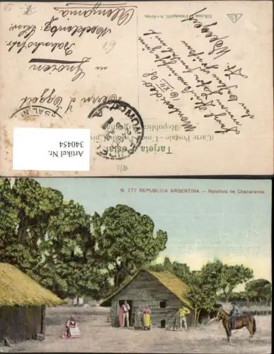340454,Argentina Ranchos de Chacareros Volkstypen Hütte