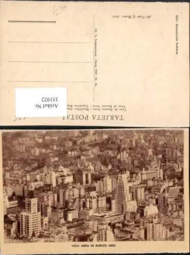 351922,Buenos Aires Panorama Teilansicht