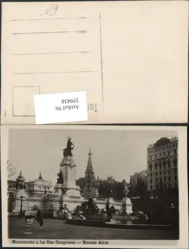 359438,Argentinia Argentinien Buenos Aires Monumento a los Dos Congresos Monument