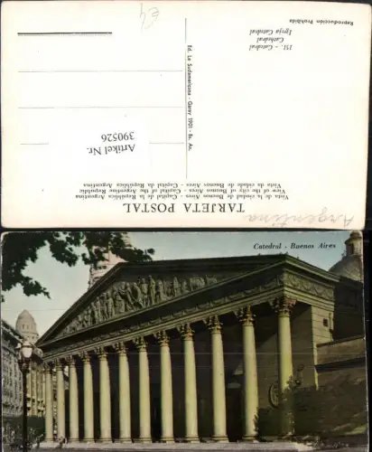 390526,Argentina Buenos Aires Catedral Igreja Kirche Säulen