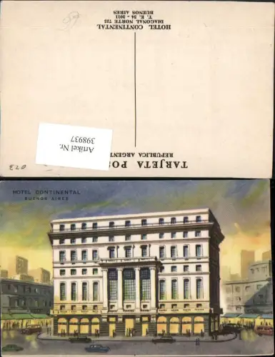 398937,Argentina Buenos Aires Hotel Continental