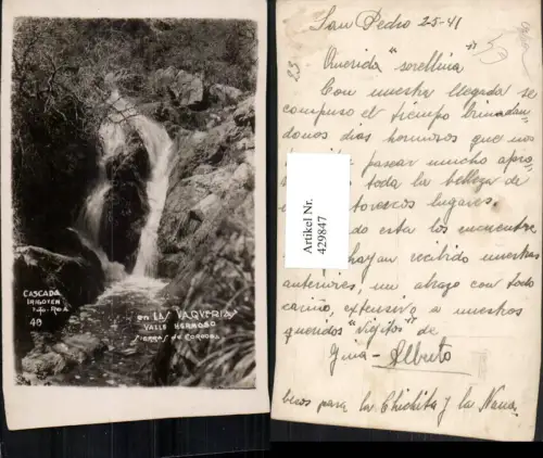 429847,Argentina Sierras de cordoba Valle Hermoso Las Vaquerias Cascada Wasserfall