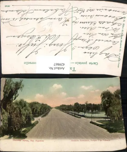 429867,Argentina Buenos Aires Avenida Sarmiento Parque Straße Park