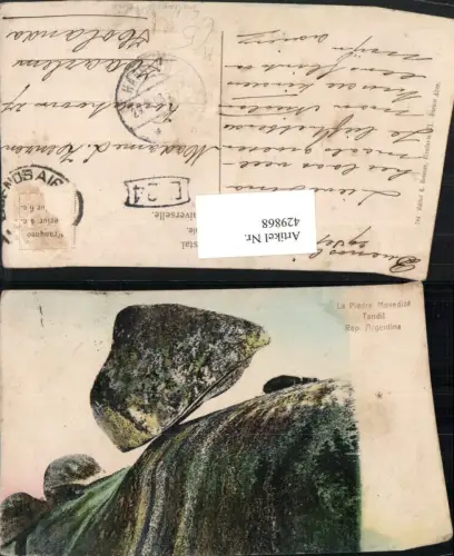 429868,Argentina Tandil La Piedra Movediza Gesteinsformation Felsen