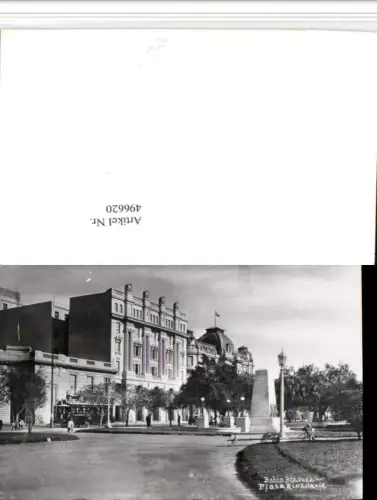496620,Argentina Bahia Blanca Plaza Rivadavia Platz Denkmal