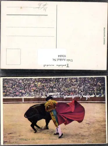 93684,Veronica Corrida de Toros Stierkampf Torero Buenos Aires Argentinien