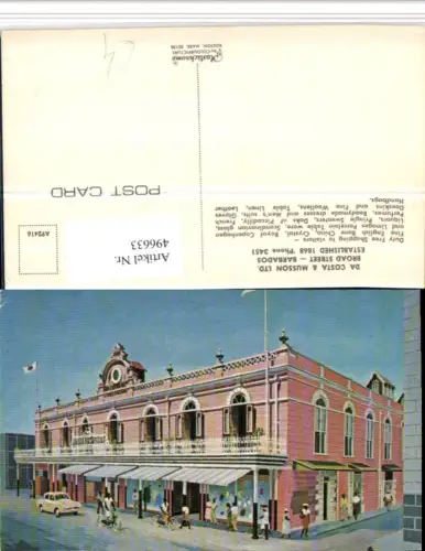 496633,Barbados Broad Street Da Costa e Musson Ltd Geschäft