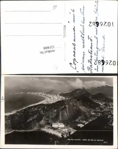 121808,Fliegeraufnahme Rio de Janeiro Brasilien