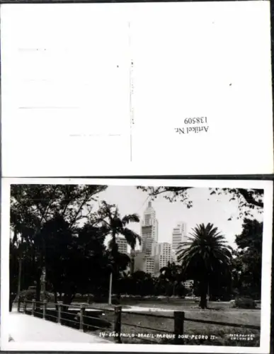 138509,Brasilien Sao Paolo Paulo Parque don Pedro
