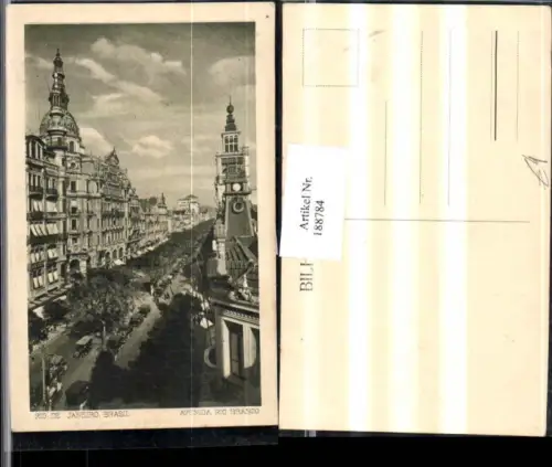 188784,Brasilien Rio de Janeiro Brasil Avenida Rio Branco Straßenansicht Ortsansicht