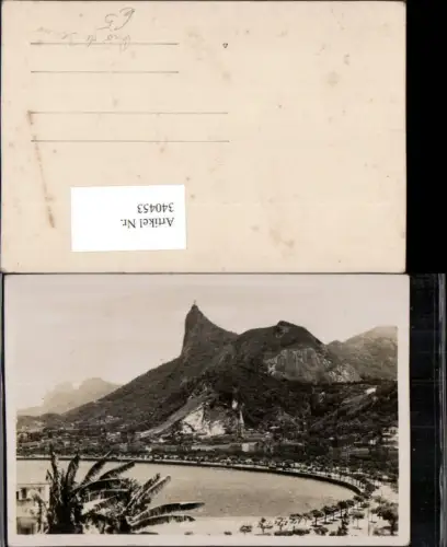 340453,Rio de Janeiro Botafogo Teilansicht Bucht m. Cristo Redentor
