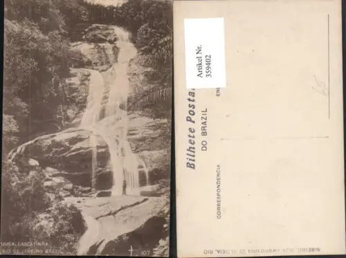 359402,Brazil Brasil Brasilien Rio de Janeiro Tijuca Cascatinha Wasserfall