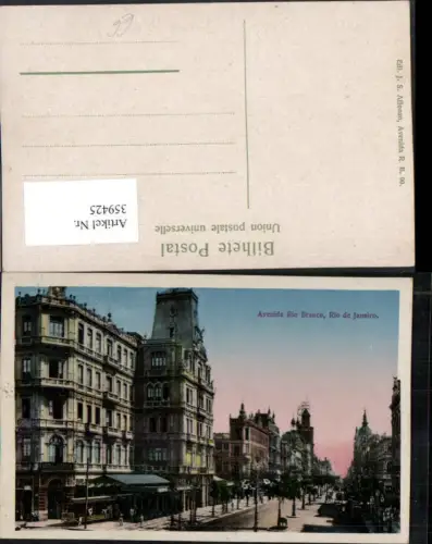 359425,Brazil Brasilien Rio de Janeiro Avenida Rio Branco Straßenansicht