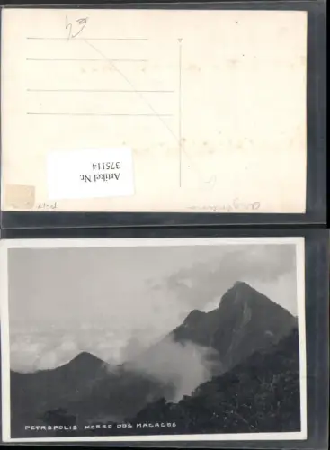 375114,Brazil Petropolis Morro dos Macacos b. Rio de Janeiro Bergkulisse