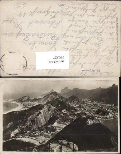 390527,Brazil Rio de Janeiro Totale Bergkulisse