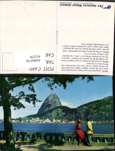412270,Brazil Sugarloaf Mountain Teilansicht m. Zuckerhut