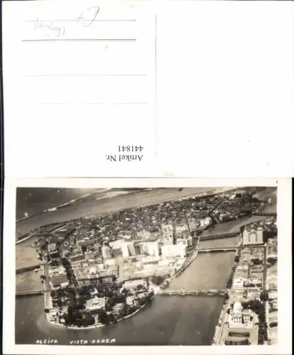 441841,Brazil Recife Vista Aerea Totale Fliegeraufnahme