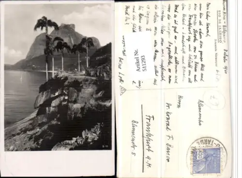 511293,Brazil Rio de Janeiro Avenida Niemeyer Küste Palmen