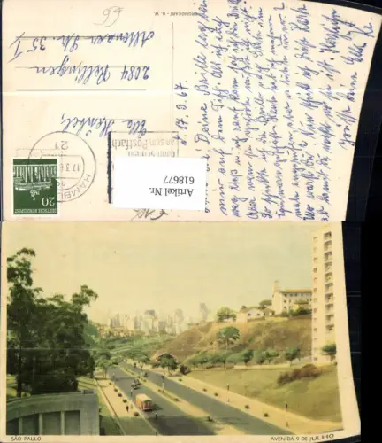 618677,Sao Paolo Avenida 9 de Julho Brasilien Brazil