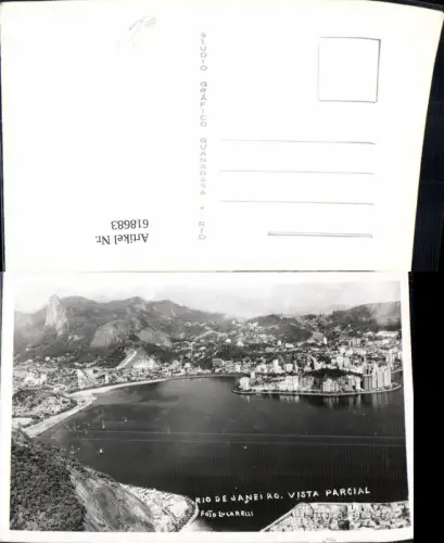 618683,Foto Ak Rio de Janeiro Vista parcial Brasilien Brazil
