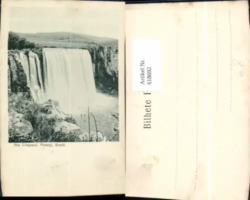 618692,Rio Chapeco Parana Brazil Wasserfall