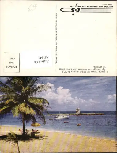 351941,Jamaica Jamaika Tower Isle Hotel Beach Strand Palme