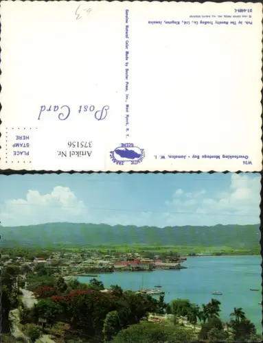 375156,Jamaica Overlooking Montego Bay Teilansicht Bucht