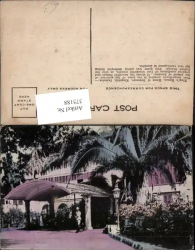 375188,Jamaica Kingston Kings House Home of Governor Gebäude