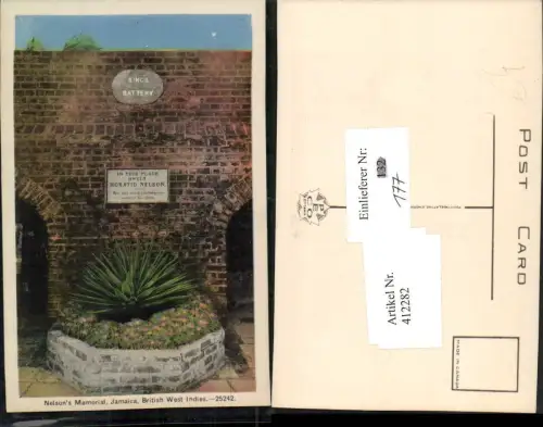 412282,Jamaica Nelsons Memorial Denkmal